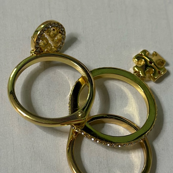 Tory Burch Miller pave / crystal charms  Ring - Picture 10 of 14